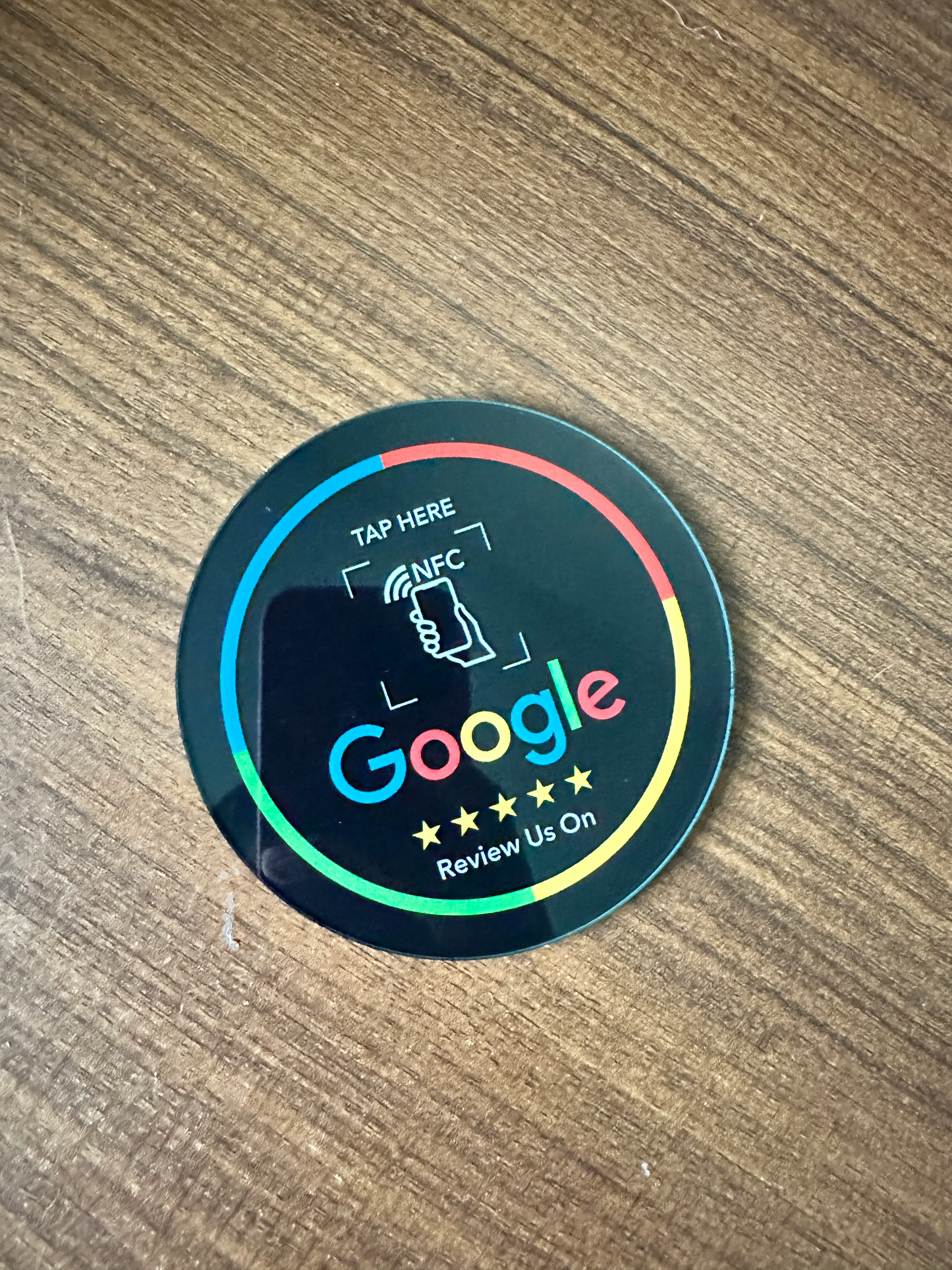 NFC Google Reviews Card
