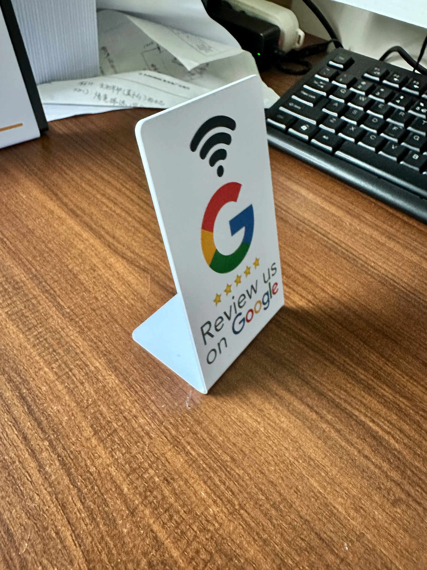 NFC Google Reviews Card