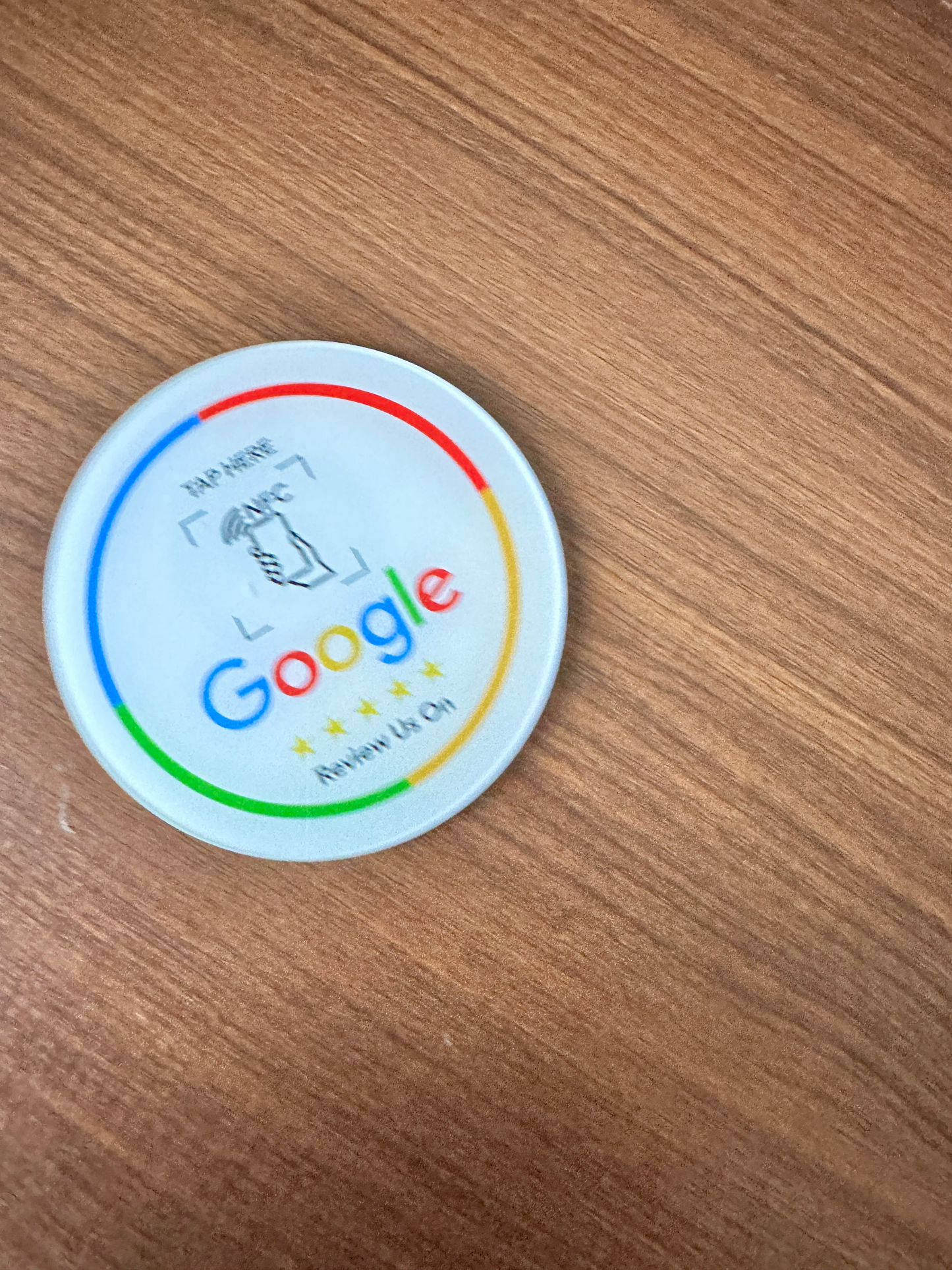 NFC Google Reviews Card