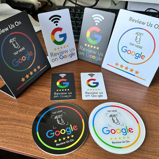 NFC Google Reviews Card